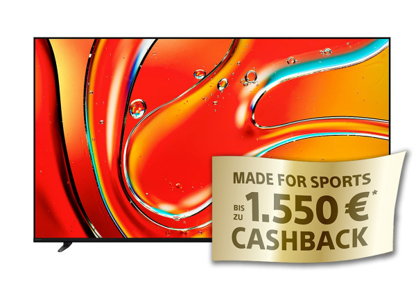 Sony Cashback Aktion: Sony K-65XR70P TV - Ansicht vorne